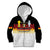 Custom Germany Football Kid Hoodie Die Mannschaft Championship Titles World and Euro - Wonder Print Shop