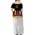 Custom Germany Football Off Shoulder Maxi Dress Die Mannschaft Championship Titles World and Euro - Wonder Print Shop