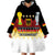 Custom Germany Football Wearable Blanket Hoodie Die Mannschaft Championship Titles World and Euro