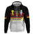 Custom Germany Football Zip Hoodie Die Mannschaft Championship Titles World and Euro