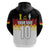 Custom Germany Football Zip Hoodie Die Mannschaft Championship Titles World and Euro