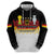 Custom Germany Football Zip Hoodie Die Mannschaft Championship Titles World and Euro