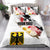 Personalised Germany Seal and Eagle Grunge Flag Bedding Set - Wonder Print Shop