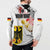 Personalised Germany Seal and Eagle Grunge Flag Button Sweatshirt - Wonder Print Shop