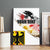 Personalised Germany Seal and Eagle Grunge Flag Canvas Wall Art - Wonder Print Shop