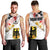 Personalised Germany Seal and Eagle Grunge Flag Men Tank Top - Wonder Print Shop