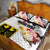 Personalised Germany Seal and Eagle Grunge Flag Quilt Bed Set