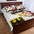 Personalised Germany Seal and Eagle Grunge Flag Quilt Bed Set