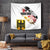 Personalised Germany Seal and Eagle Grunge Flag Tapestry