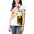 Personalised Germany Seal and Eagle Grunge Flag Women Polo Shirt