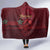 Happy Morocco Proclamation Day Hooded Blanket Barbary Lion's Roar - Fight for Peace and Freedom