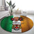 The Ireland - Notorious Round Carpet Old School Tattoos Grunge Style - Wonder Print Shop