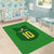 Custom Irish Rugby Area Rug St Patrick's Day Style - Gilet Costume