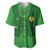 Custom Irish Rugby Baseball Jersey St Patrick's Day Style - Gilet Costume