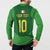 Custom Irish Rugby Button Sweatshirt St Patrick's Day Style - Gilet Costume