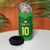 Custom Irish Rugby 4 in 1 Can Cooler Tumbler St Patrick's Day Style - Gilet Costume