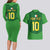 Custom Irish Rugby Couples Matching Long Sleeve Bodycon Dress and Hawaiian Shirt St Patrick's Day Style - Gilet Costume