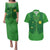 Custom Irish Rugby Couples Matching Puletasi and Hawaiian Shirt St Patrick's Day Style - Gilet Costume