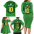 Custom Irish Rugby Family Matching Long Sleeve Bodycon Dress and Hawaiian Shirt St Patrick's Day Style - Gilet Costume