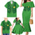 Custom Irish Rugby Family Matching Mermaid Dress and Hawaiian Shirt St Patrick's Day Style - Gilet Costume