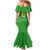 Custom Irish Rugby Family Matching Mermaid Dress and Hawaiian Shirt St Patrick's Day Style - Gilet Costume