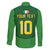 Custom Irish Rugby Family Matching Off Shoulder Maxi Dress and Hawaiian Shirt St Patrick's Day Style - Gilet Costume