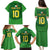 Custom Irish Rugby Family Matching Puletasi and Hawaiian Shirt St Patrick's Day Style - Gilet Costume