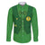 Custom Irish Rugby Family Matching Puletasi and Hawaiian Shirt St Patrick's Day Style - Gilet Costume