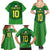 Custom Irish Rugby Family Matching Summer Maxi Dress and Hawaiian Shirt St Patrick's Day Style - Gilet Costume