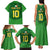 Custom Irish Rugby Family Matching Tank Maxi Dress and Hawaiian Shirt St Patrick's Day Style - Gilet Costume