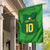 Custom Irish Rugby Garden Flag St Patrick's Day Style - Gilet Costume