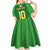 Custom Irish Rugby Kid Short Sleeve Dress St Patrick's Day Style - Gilet Costume