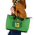 Custom Irish Rugby Leather Tote Bag St Patrick's Day Style - Gilet Costume