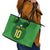 Custom Irish Rugby Leather Tote Bag St Patrick's Day Style - Gilet Costume