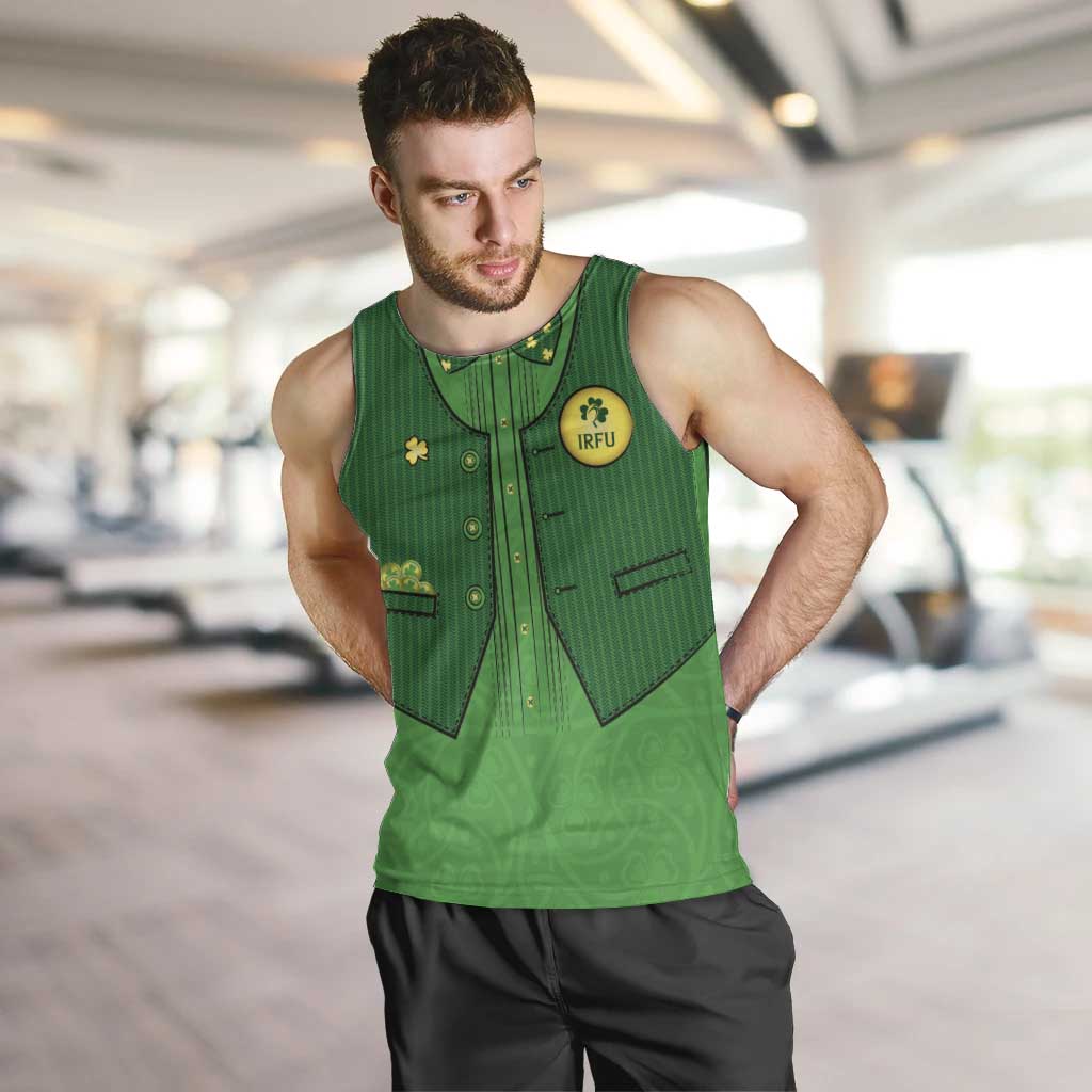 Custom Irish Rugby Men Tank Top St Patrick's Day Style - Gilet Costume