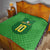 Custom Irish Rugby Quilt St Patrick's Day Style - Gilet Costume - Wonder Print Shop