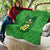 Custom Irish Rugby Quilt St Patrick's Day Style - Gilet Costume - Wonder Print Shop