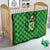 Custom Irish Rugby Quilt St Patrick's Day Style - Gilet Costume - Wonder Print Shop