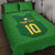 Custom Irish Rugby Quilt Bed Set St Patrick's Day Style - Gilet Costume - Wonder Print Shop