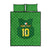 Custom Irish Rugby Quilt Bed Set St Patrick's Day Style - Gilet Costume - Wonder Print Shop