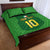 Custom Irish Rugby Quilt Bed Set St Patrick's Day Style - Gilet Costume - Wonder Print Shop