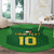 Custom Irish Rugby Round Carpet St Patrick's Day Style - Gilet Costume - Wonder Print Shop