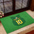 Custom Irish Rugby Rubber Doormat St Patrick's Day Style - Gilet Costume - Wonder Print Shop