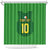 Custom Irish Rugby Shower Curtain St Patrick's Day Style - Gilet Costume - Wonder Print Shop