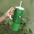 Custom Irish Rugby Tumbler With Handle St Patrick's Day Style - Gilet Costume - Wonder Print Shop