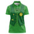 Custom Irish Rugby Women Polo Shirt St Patrick's Day Style - Gilet Costume