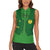 Custom Irish Rugby Women Sleeveless Polo Shirt St Patrick's Day Style - Gilet Costume