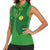 Custom Irish Rugby Women Sleeveless Polo Shirt St Patrick's Day Style - Gilet Costume