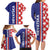 Croatia Hrvatska Checkerboard Half Style Family Matching Long Sleeve Bodycon Dress and Hawaiian Shirt