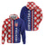 Croatia Hrvatska Checkerboard Half Style Hoodie